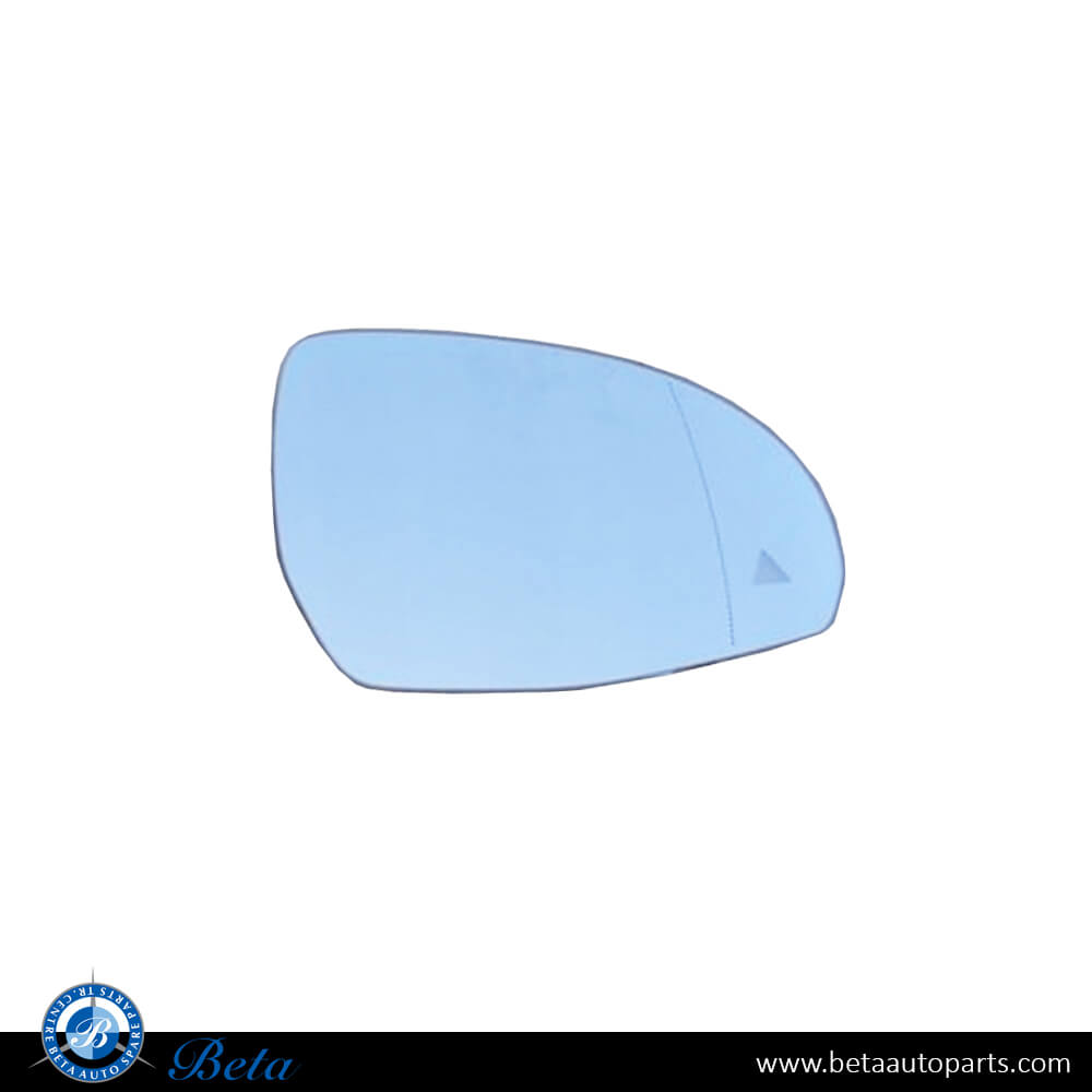 Right Side Mirror Glass with Blind Spot (Right) for Mercedes C-Class/E-Class/S-Class 2021-Up models, Part Number 998107801