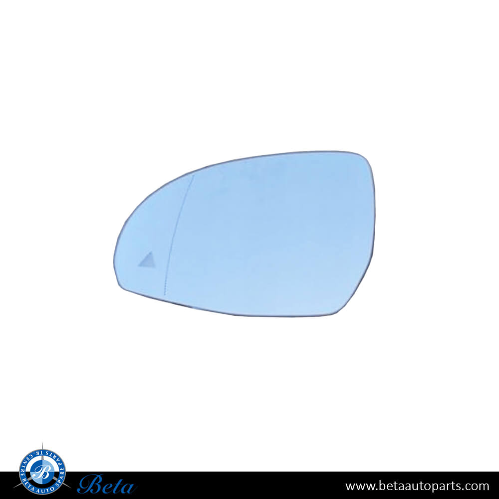 Left Side Mirror Glass with Blind Spot (Left) for Mercedes C-Class/E-Class/S-Class 2021-Up models, Part Number 998108101