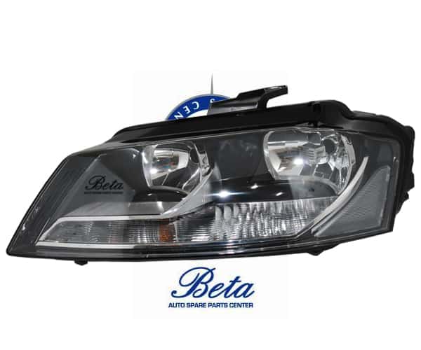 Audi A3 (2008-2012), Headlamp Normal (Left), Taiwan, 8P0941003AJ / 8P0941003BL