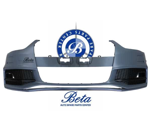 Audi A4 S-Line (2012-2015), Front Bumper With PDC With Washer, Taiwan, 8K0807065FGRU