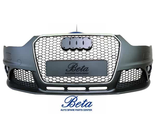 Audi A4 (2012-2015), Front Bumper Without PDC With Washer RS4 Look, Taiwan