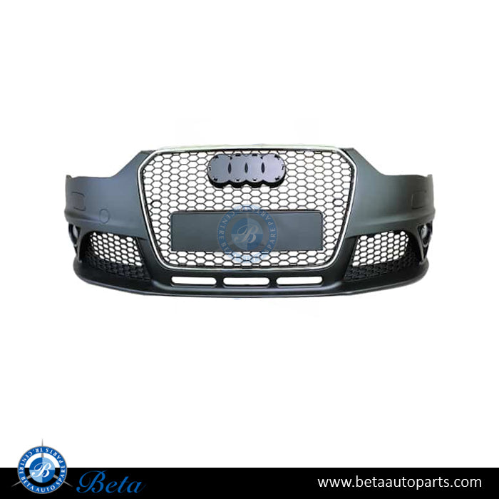 Front Bumper without PDC with Washer RS4 Look for Audi A4 2012-2015 models