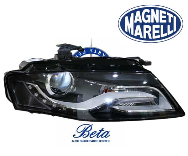 Audi A4 (2008-2011), Headlamp Xenon LED (Right), Magneti Marelli, 8K0941030C