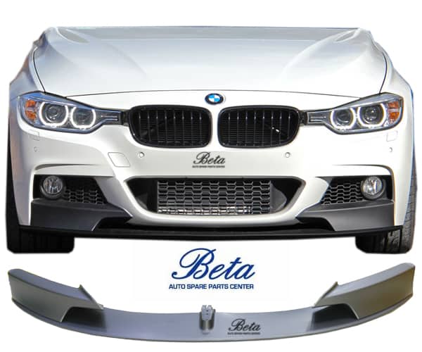 Front Bumper Lower Spoiler M-Performance for BMW 3 Series F30 2012-2018 models, Part Number 51192291364