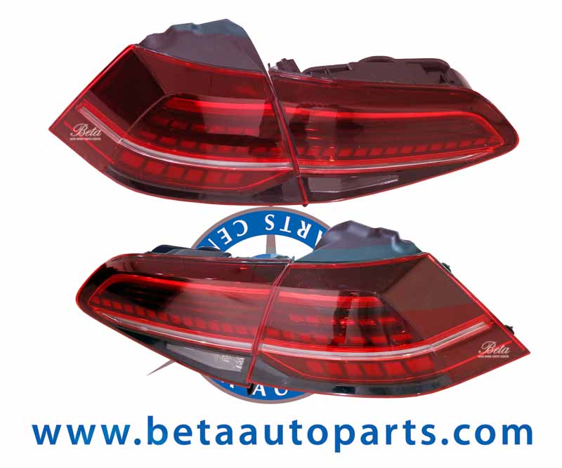 Tail Lamp Upgrade To 7.5 LED Look for Volkswagen Golf 7 2013-2016 models, Part Number 5G0945207G / 5G0945208G