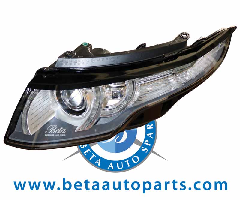 Left Side Headlamp Xenon for Range Rover Evoque 2011-2015 models, Part Number LR048058