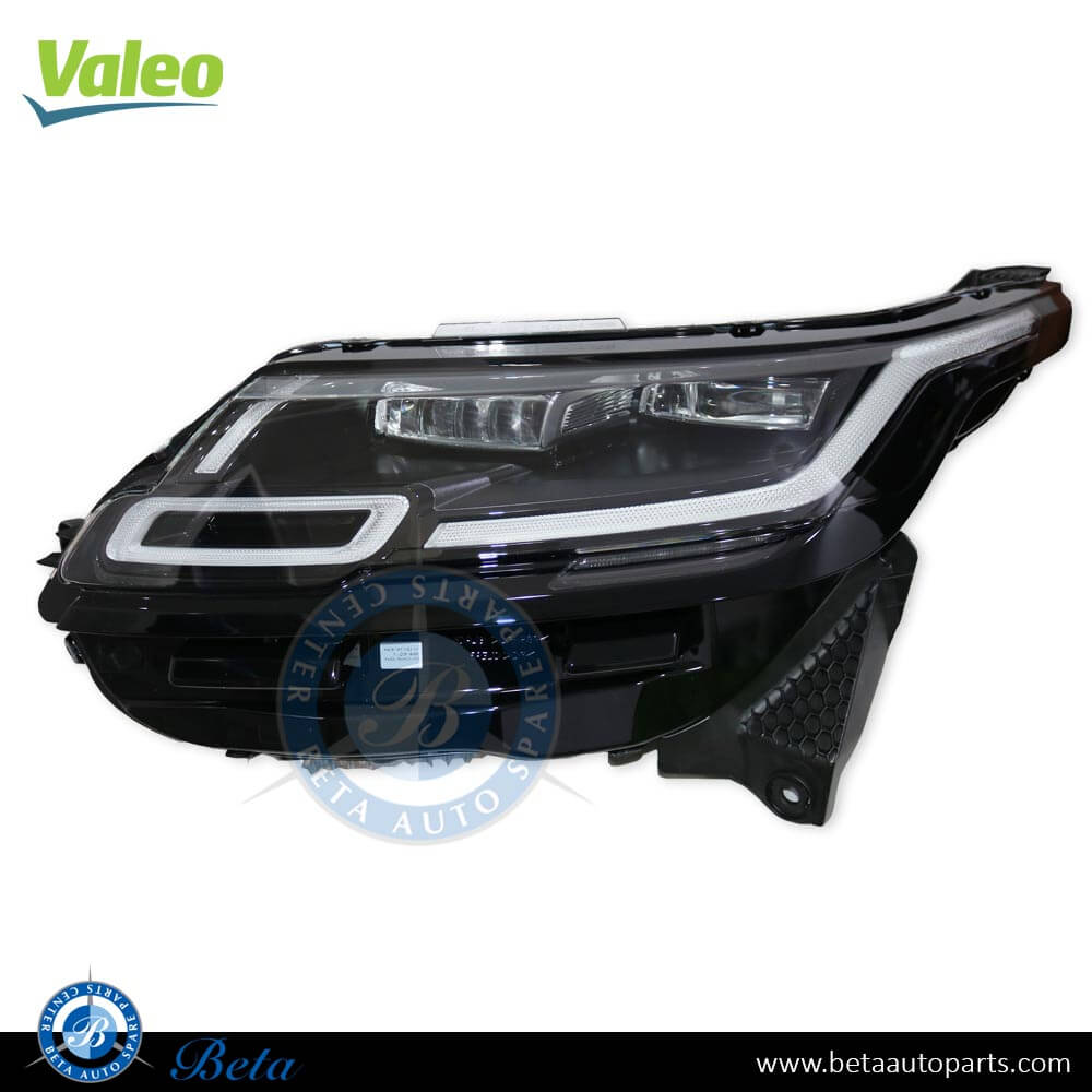 Left Side Headlamp High + for Range Rover Velar 2017-up models, Part Number LR108336