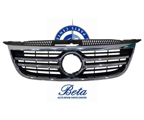 Volkswagen Tiguan (2008-2011), Radiator Grille -Black and Chrome, Taiwan, 5N0853651C2ZZ