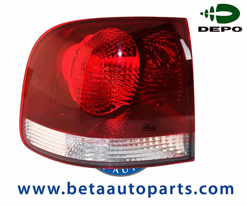 Left Side Tail Lamp -Smoke for Volkswagen Touareg 2008-2010 models, Part Number 7L6945095R