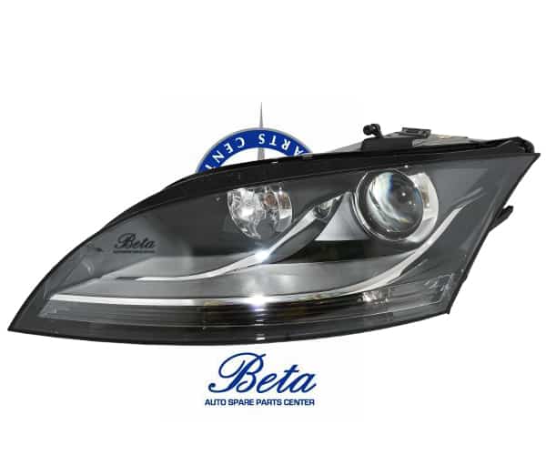 Left Side Headlamp Xenon -Black for Audi TT 2008-2010 models, Part Number 8J0941029D