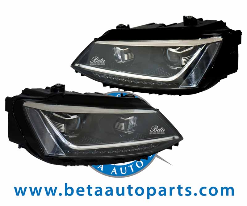 Headlamp Upgrade To LED Look for Volkswagen Jetta 2012-2018 models, Part Number 5C7941005-6B8