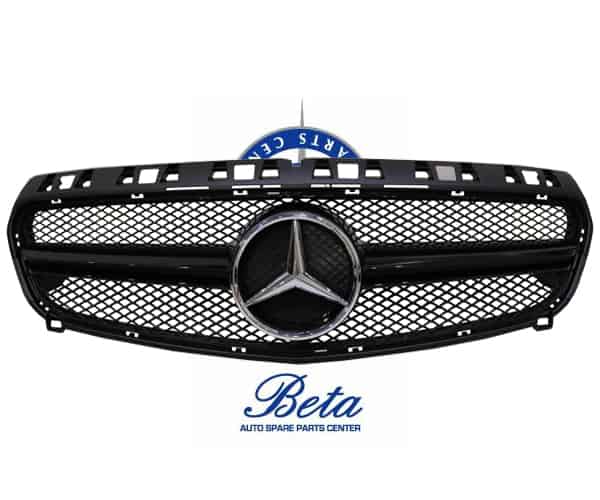 Radiator Grille A45 Look -Black for Mercedes A-Class W176 2013-2015 models, Part Number 1768880860