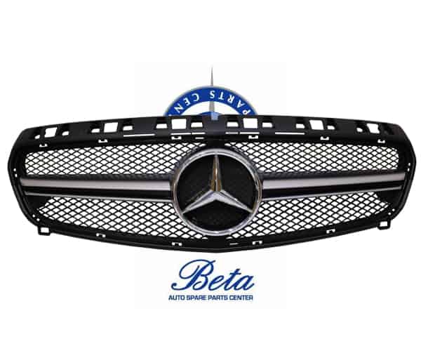 Radiator Grille A45 Look -Silver for Mercedes A-Class W176 2013-2015 models, Part Number 1768880860