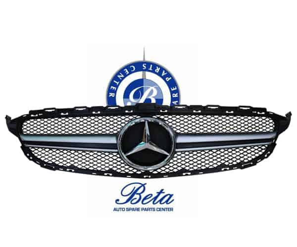 Radiator Grille without Camera Hole AMG C63 Look for Mercedes C-Class W205 2015-2018 models, Part Number 2058880523