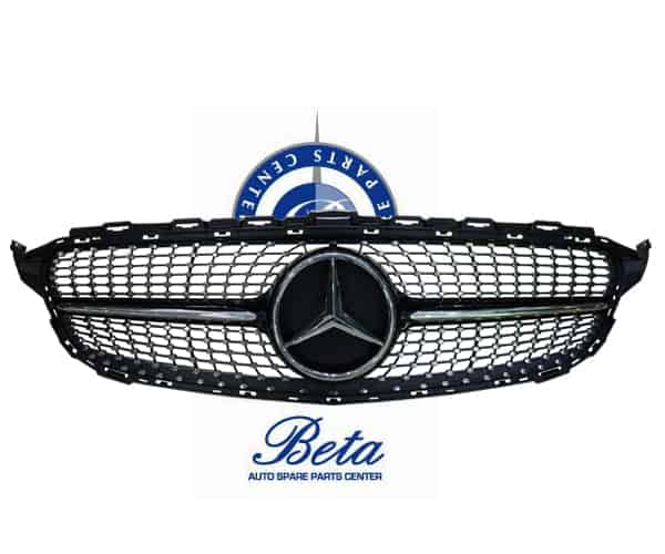 Radiator Grille AMG Diamond Look -Black for Mercedes C-Class W205 2015-2018 models, Part Number 2058881260