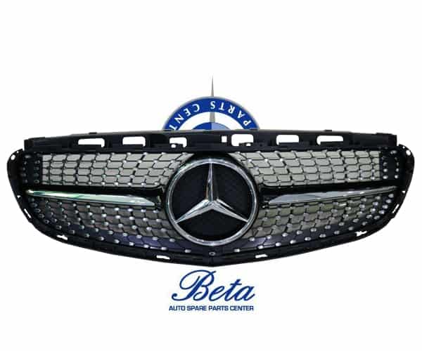 Mercedes E-Class W212 (2014-2016), Radiator Grille Diamond Look -Black, China, 2128881A60