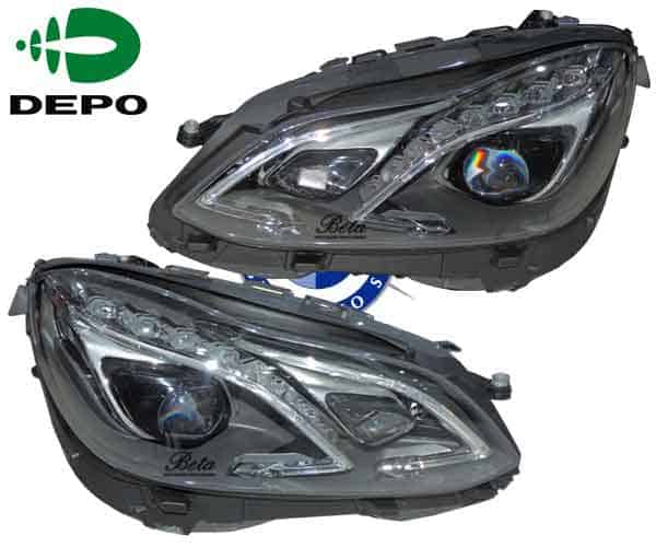 Mercedes E-Class W212 (2010-2013), Headlamp Upgrade To 2014 LED Look, Taiwan