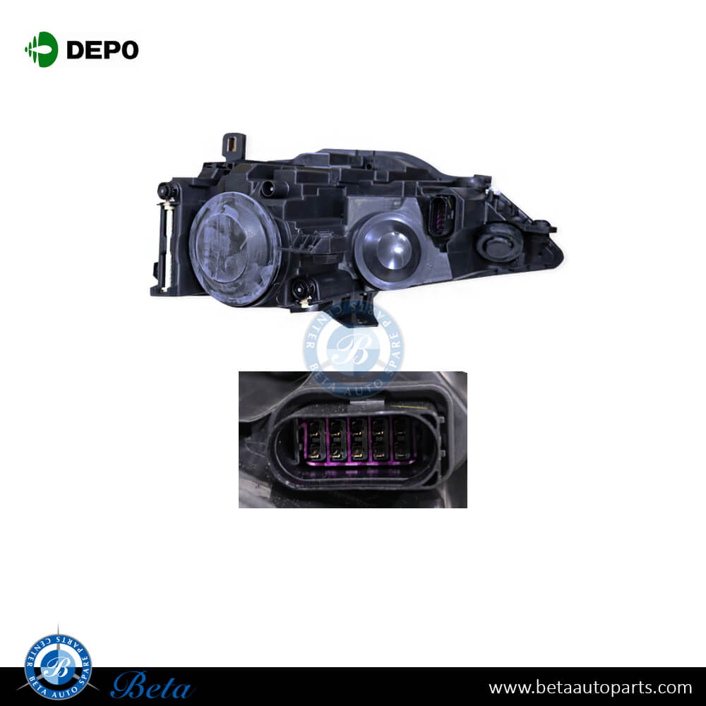 Audi A3 (2013-2016), Headlamp Normal (Left), Depo, 8V0941003