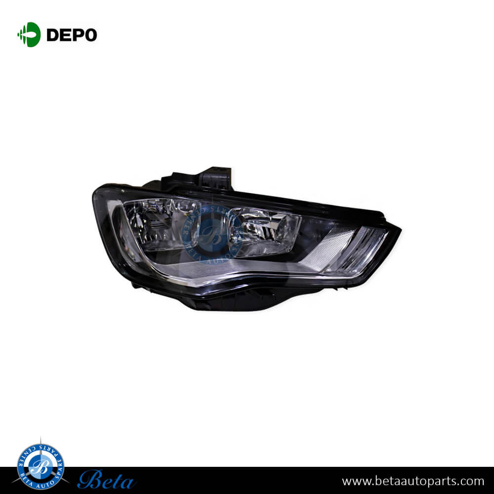 Right Side Headlamp Normal for Audi A3 2013-2016 models, Part Number 8V0941004