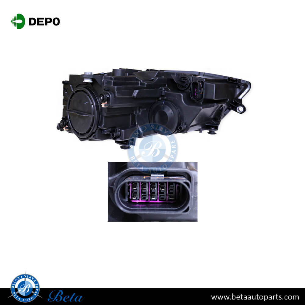 Audi A4 (2012-2015), Headlamp Normal (Left), Depo, 8K0941003L