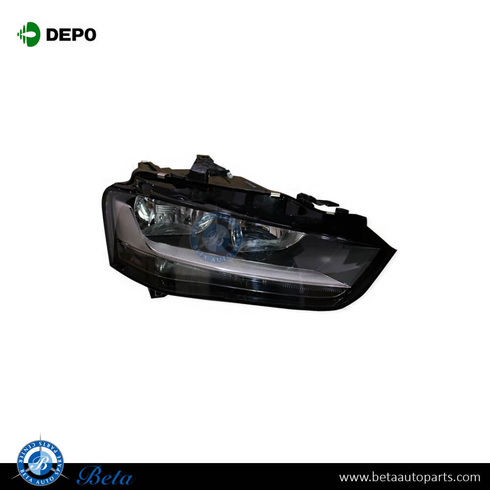 Right Side Headlamp Normal for Audi A4 2012-2015 models, Part Number 8K0941004L