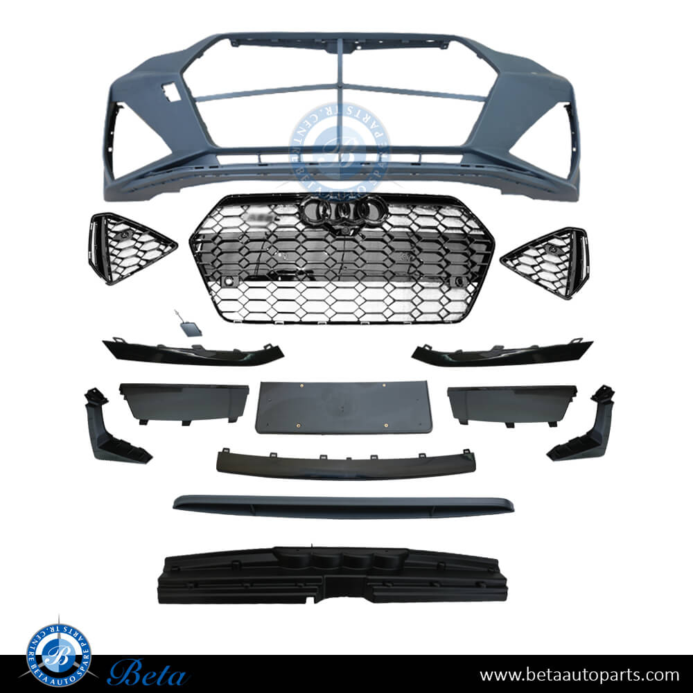 Front Bumper Assembly Upgrade to 2019 RS6 Look for Audi A6 2015-2018 models, Part Number 4G0807065R