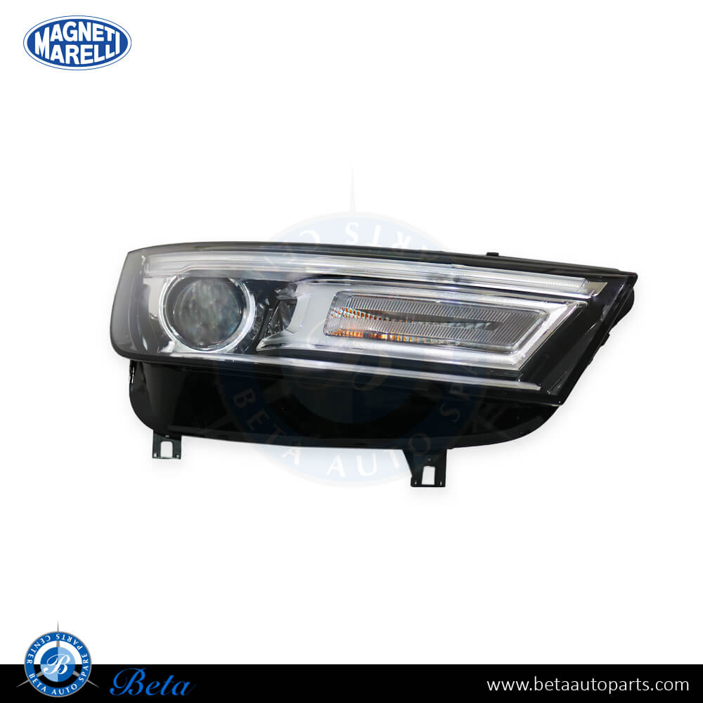 Right Side Headlamp Xenon for Audi Q5 2018-up models, Part Number 80A941006 / 80A941044