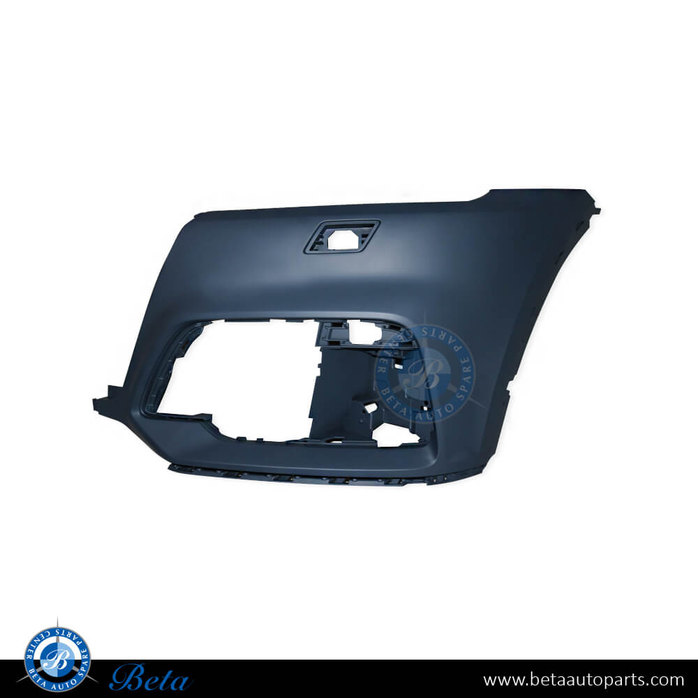 Left Side Front Bumper with PDC for Audi Q5 S-Line 2018-Up models, Part Number 80A807107E