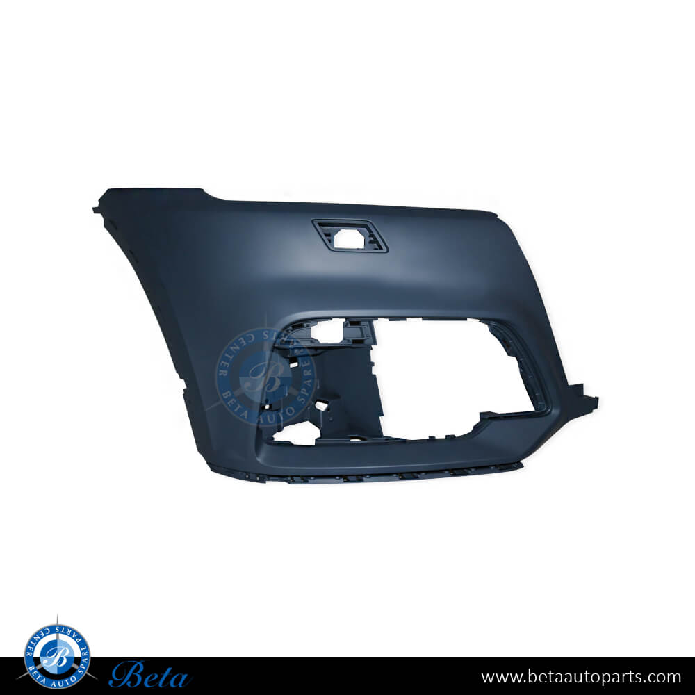 Right Side Front Bumper with PDC for Audi Q5 S-Line 2018-Up models, Part Number 80A807108E