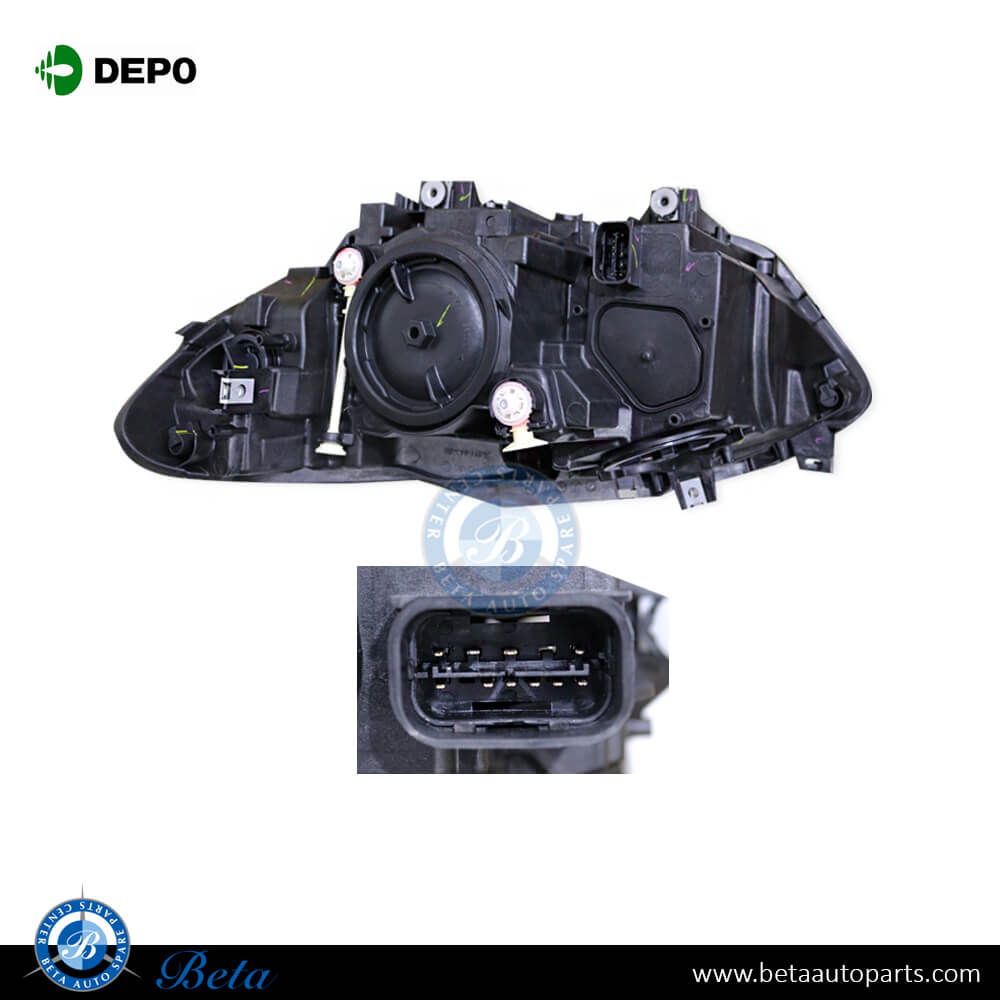 BMW 1 Series F20/F21 LCI (2015-2019), Headlamp Normal (Left), Depo, 63117358391