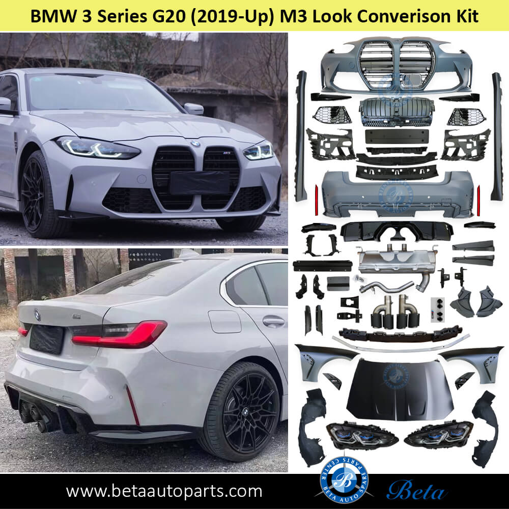 M3 Look Conversion Kit Mid Outlet for BMW 3 Series G20 2019-Up models