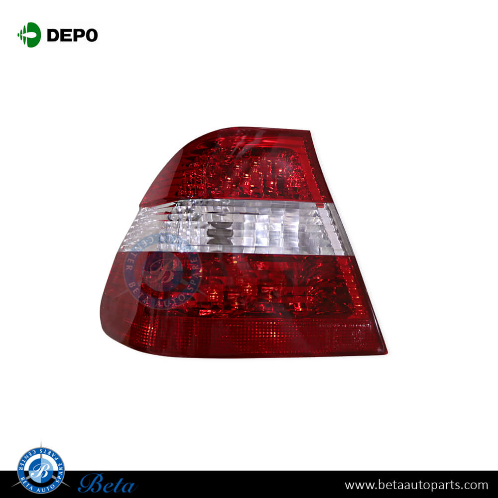 Left Side Tail Lamp Clear for BMW 3 Series E46 LCI 2002-2004 models, Part Number 63216946535