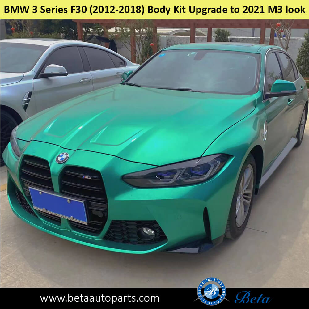 BMW 3 Series F30 (2012-2018), Body Kit Conversion Upgrade to G80 M3 Look, China