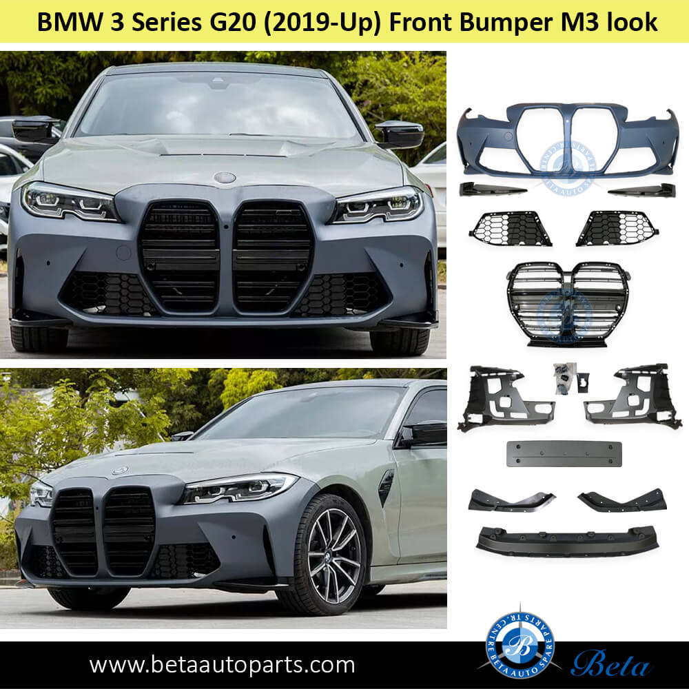 BMW 3 Series G20 (2019-Up), Front Bumper M3 Look, China