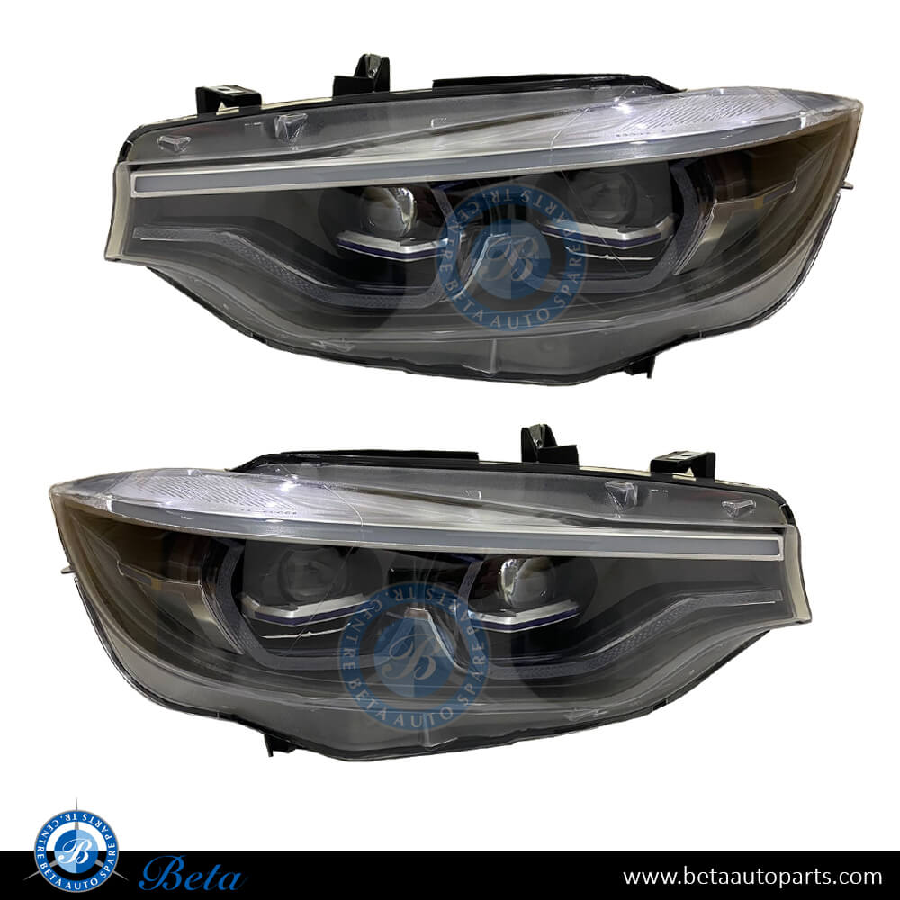 Headlamp Upgrade from Xenon to 2018 Adaptive LED for BMW 4 Series F32/F36 2014-2017 models, Part Number 63117377843 / 63117377844