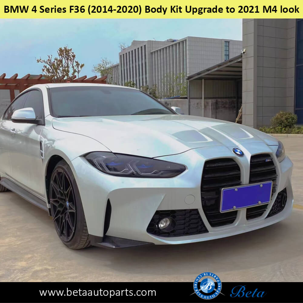 BMW 4 Series F36 (2014-2020), Body Kit Conversion Upgrade to 2021 M4 Look - 4 Door, China