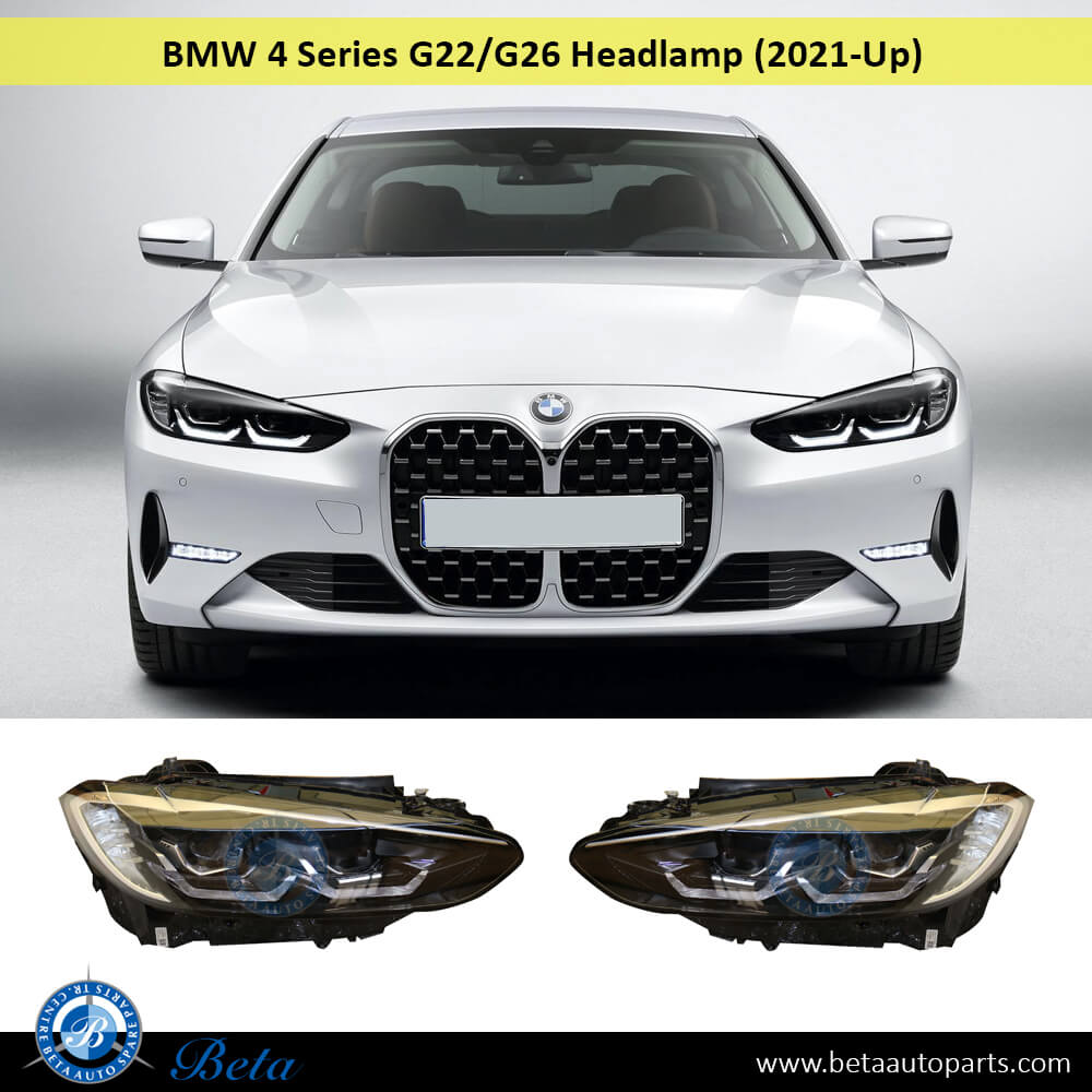 BMW 4 Series G22/G26 (2021-Up), Headlamp LED (Left), China, 63119851035