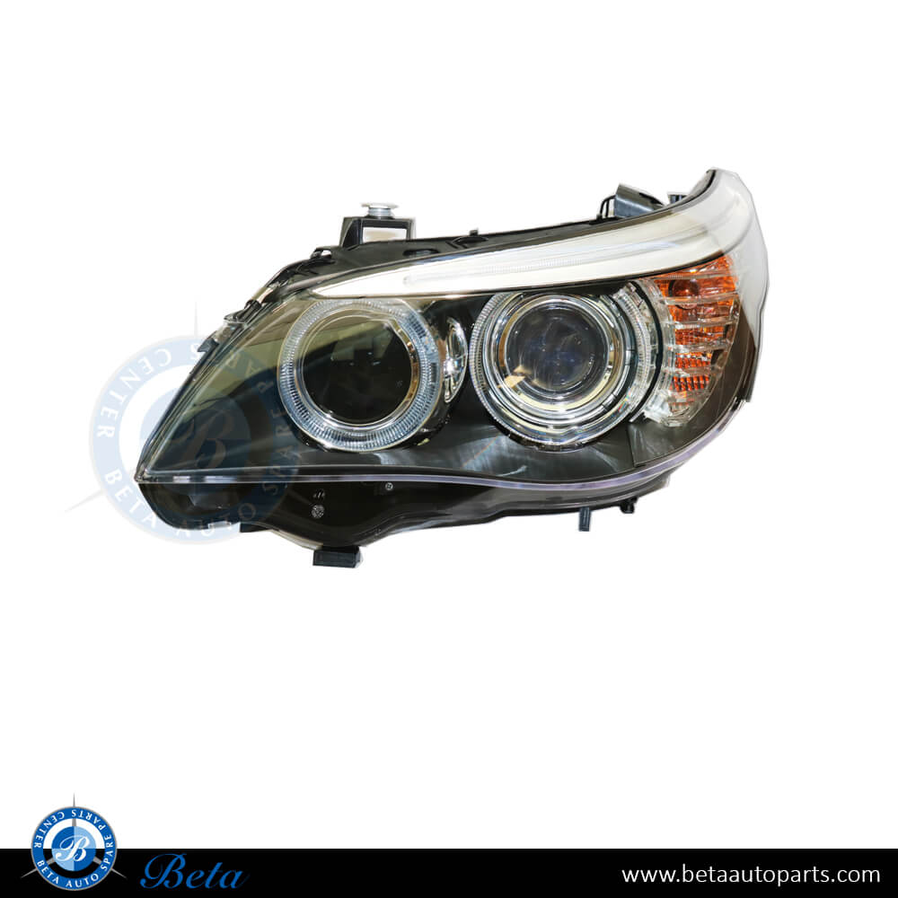 BMW 5 Series E60 LCI (2008-2009), Headlamp Bixenon with HID (Left), China, 63127177751