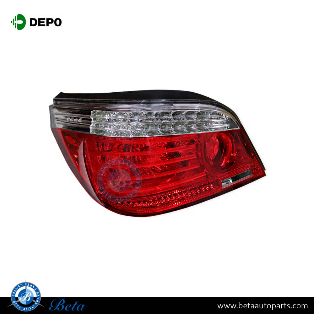 BMW 5 Series E60 LCI (2008-2009), Tail Lamp (Left), Depo, 63217177281