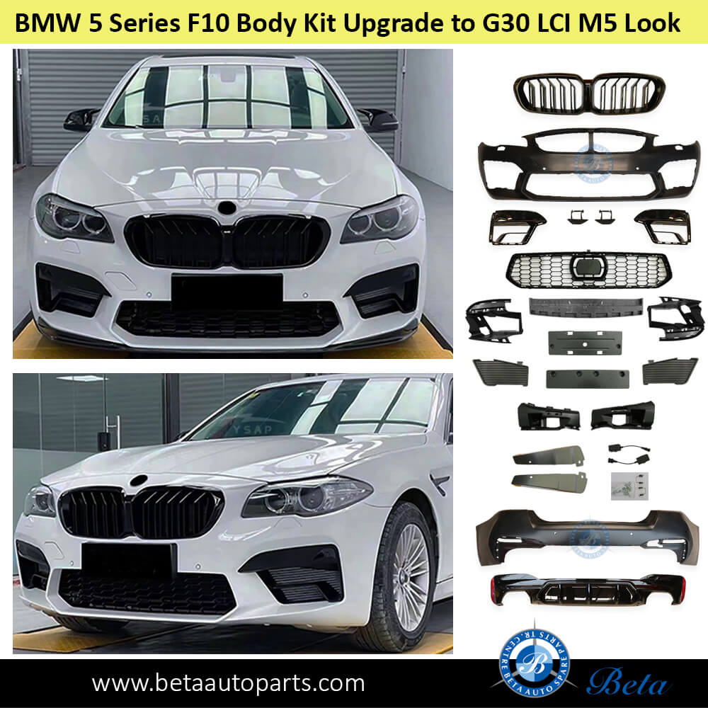 BMW 5 Series F10 (2010-2016), Body Kit Upgrade to G30 LCI M5 look, China