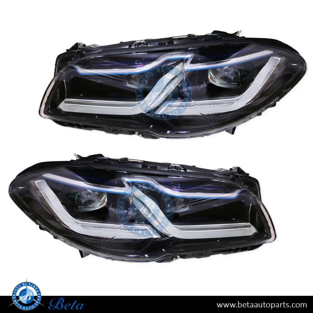 BMW 5 Series F10 (2010-2013), Headlamps Upgrade from Xenon to G30 LCI Look, China, 63117271909 / 63117271910