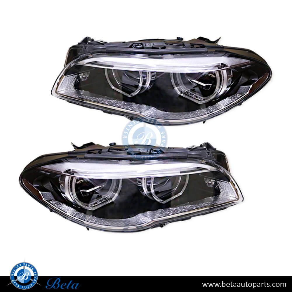 BMW 5 Series F10 LCI (2014-2016), Headlamp Upgrade to Adaptive LED Look, China, 63117352481, 63117352482