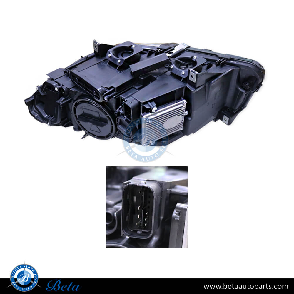 BMW 5 Series F10 LCI (2014-2016), Headlamp Upgrade to Adaptive LED Look, China, 63117352481, 63117352482