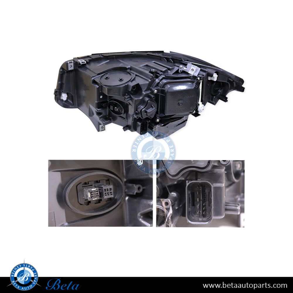 BMW 5 Series F10 LCI (2014-2016), Headlamp Xenon (Right), China, 63117343912