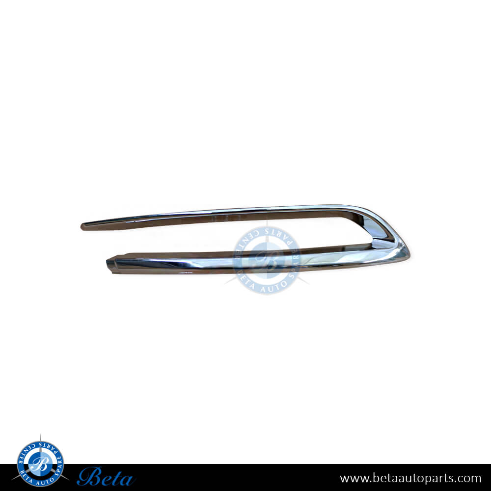 BMW 5 Series F10 LCI (2014-2016), Rear Bumper Chrome Moulding Luxury (Left), Taiwan, 51127341675