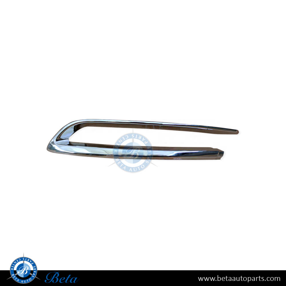 BMW 5 Series F10 LCI (2014-2016), Rear Bumper Chrome Moulding Luxury (Right), Taiwan, 51127341676