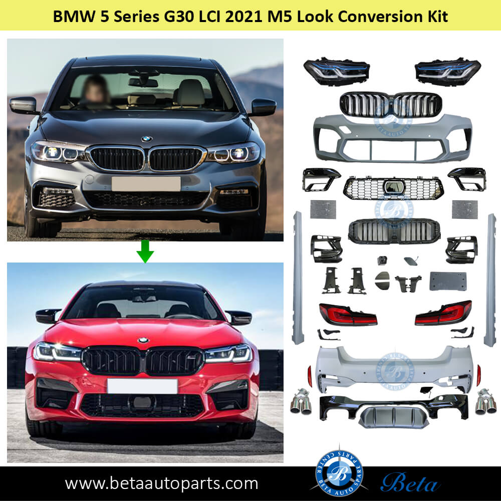 BMW 5 Series G30 (2017-2020), LCI 2021 M5 look Conversion Kit, China