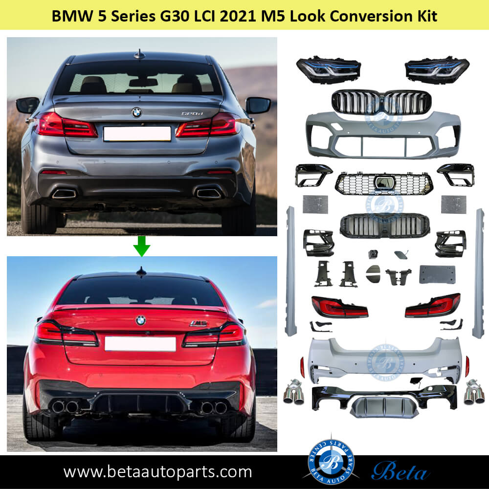 BMW 5 Series G30 (2017-2020), LCI 2021 M5 look Conversion Kit, China