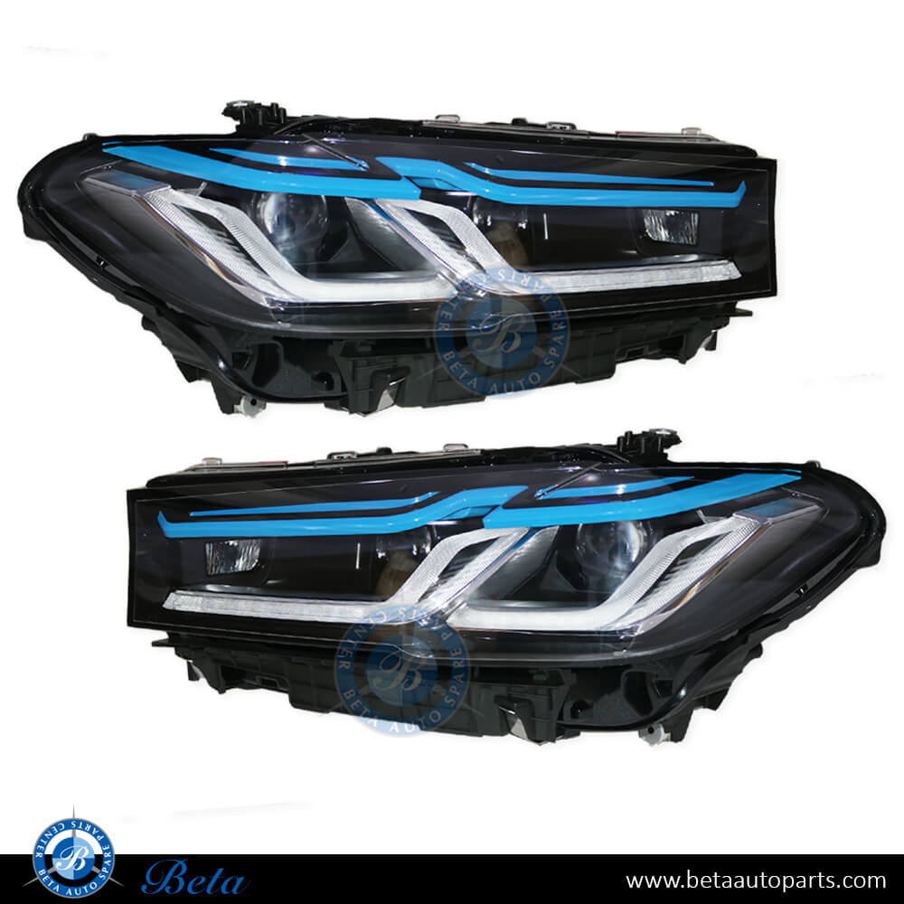 BMW 5 Series G30 (2017-2020), Headlamp Upgrade from LED to 2021 Laser look, China, 63117214951 / 63117214952