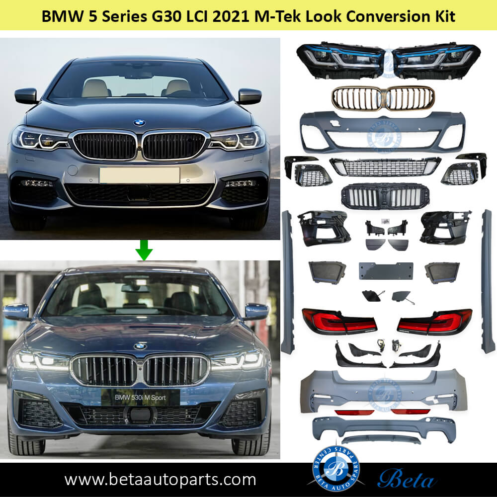 BMW 5 Series G30 (2017-2020), LCI 2021 M-Tek Look Conversion Kit, China